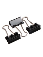 Набор зажимов для бумаг GLOBUS, 25 мм, 12 шт., чёрные - Фото 3