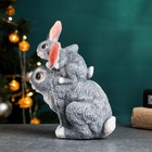 Садовая фигура из полистоуна «Зайчата», 20×13×22.5 см - Фото 3