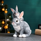 Садовая фигура из полистоуна «Зайчата», 20×13×22.5 см  (артикул 4931384)  большой выбор товаров оптом и в розницу по низким ценам с доставкой