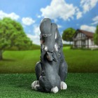 Садовая фигура из полистоуна «Зайчиха и зайчонок», 36×34 см - Фото 3