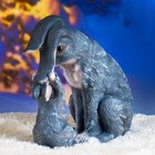 Садовая фигура из полистоуна «Зайчиха и зайчонок», 36×34 см - Фото 6