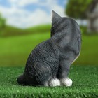 Фигура "Котенок с уточкой" серый, 19х17см - Фото 3