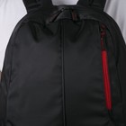 Рюкзак молодёжный, отдел на молнии, наружный карман, цвет чёрный - Фото 4