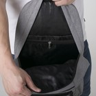 Рюкзак молодёжный, отдел на молнии, наружный карман, цвет серый - Фото 6