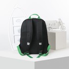 Рюкзак школьный, отдел на молнии, наружный карман, цвет чёрный - Фото 2