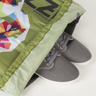 Мешок для обуви, отдел на шнурке, цвет салатовый - Фото 4