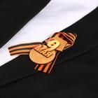 Значок деревянный с лентой "9 Мая" золотая медаль - фото 24606800