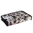 Пенал 1 секция, 135 х 205 х 30 мм, текстильный, Erich Krause Neon Skate, чёрный, 48505 - фото 24564176