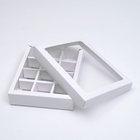 Коробка для конфет, 12 шт., белая, 19×15×3.5 см - Фото 3