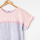Сорочка женская, цвет серый/розовый, размер 52 - Фото 6