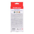 Карандаши 24 цвета ErichKrause, дерево, шестигранные, 3.0 мм грифель, картонная упаковка, европодвес - фото 21057374