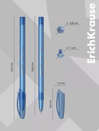 Ручка шариковая ErichKrause. Neo Original, синий стержень, узел 0.7 мм, на масляной основе - Фото 5