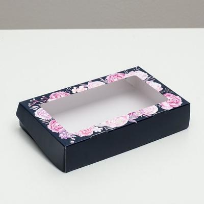 Кондитерская упаковка, коробка с ламинацией «Нежность», 20 х 12 х 4 см