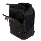Рюкзак молодёжный, 45 х 32 х 21 см, Grizzly 019, эргономичная спинка, чёрный/синий RQ-019-12 - фото 9563663