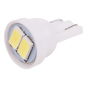 Лампа светодиодная Skyway T10 (W5W), 12 В, 2 SMD, белая, набор 2 шт, S08201331 4971510