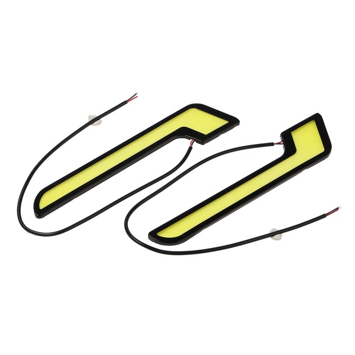 Дневные ходовые огни Skyway, 12 В, 16 см, COB, набор 2 шт. - Фото 1