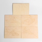 Досочки для выжигания «Все виды транспорта» 5 шт. - фото 45237761