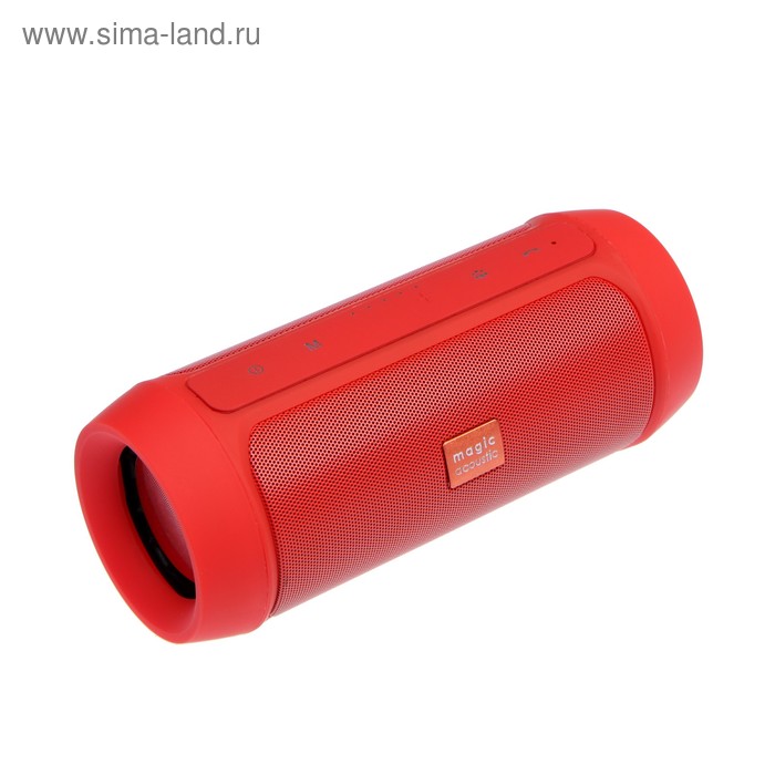 Портативная колонка SK1002R, microSD/USB, Bluetooth 4.2, 6 Вт, 1200 мАч, красная - Фото 1