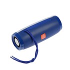 Портативная колонка SK1023BE, microSD/USB, Bluetooth 5.0, 10 Вт, 1200 мАч, синяя - Фото 1