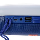 Портативная колонка SK1023BE, microSD/USB, Bluetooth 5.0, 10 Вт, 1200 мАч, синяя - Фото 3