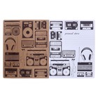 Тетрадь 48 листов в клетку Music Forever, обложка крафт-картон, пластизоль, блок 70г/м2, МИКС - Фото 5