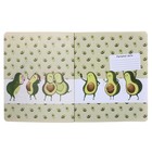 Тетрадь 48 листов в клетку "Авокадо", обложка мелованный картон, ламинация Soft Touch, фольга, МИКС (комплект 5 шт) - фото 45362911