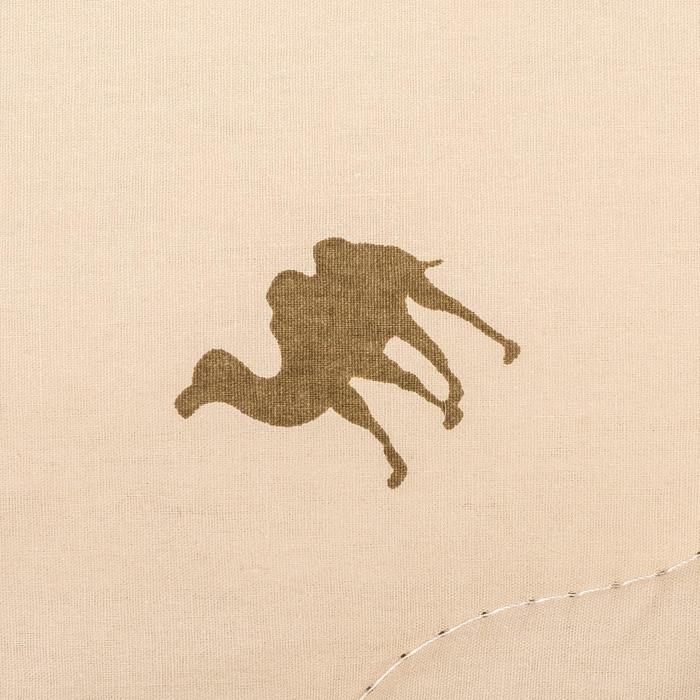 Одеяло всесезонное Адамас "Верблюжья шерсть", размер 140х205 ± 5 см, 300гр/м2, чехол тик - фото 1887634202