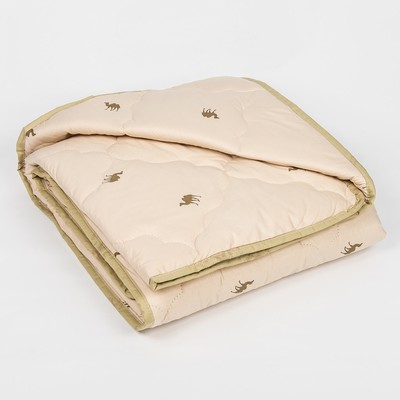 Одеяло всесезонное Адамас "Верблюжья шерсть", размер 172х205 ± 5 см, 300гр/м2, чехол тик