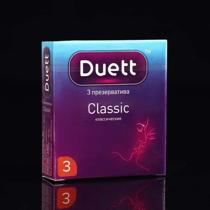 Презервативы DUETT classic 3 шт. - Фото 1