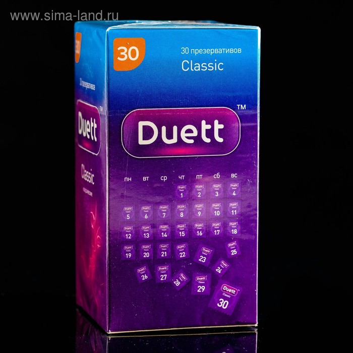 Презервативы DUETT classic 30 шт. - Фото 1