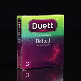 Презервативы DUETT dotted 3 шт. 4887408