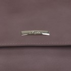Сумка женская, отдел на клапане, наружный карман, длинный ремень, цвет сиреневый - Фото 5