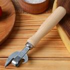 Нож консервный с деревянной ручкой - фото 6307049
