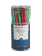 Ручка шариковая BrunoVisconti. Firstwrite. Creative, синий стержень, узел 0.5 мм, матовый корпус, МИКС - фото 121937343