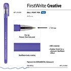 Ручка шариковая Firstwrite Creative, узел 0.5 мм, синие чернила, матовый корпус Silk Touch, МИКС - фото 9948064
