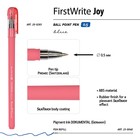 Ручка шариковая Firstwrite Joy, узел 0.5 мм, синие чернила, матовый корпус Silk Touch, МИКС - Фото 4