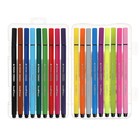 Фломастеры 18 цветов Funcolor, в пластиковом пенале, МИКС - фото 25359809