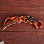 Нож-керамбит «Огненный», 19 см, клинок 70 мм/1 мм - Фото 3