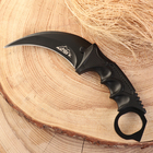 Нож-керамбит "Коготь орла" 20см, клинок 90мм/2,5мм, черный - фото 1128926