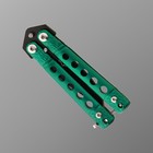 Нож-бабочка «Киллер», 11 см, клинок 40 мм/1.1 мм, зеленый - Фото 3