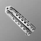 Нож-бабочка «Киллер», 11 см, клинок 40 мм/1.1 мм, серебристый - Фото 3