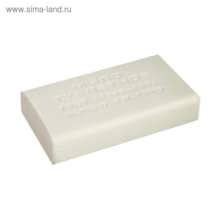 Мыло туалетное ординарное без обертки, 100 г - Фото 1