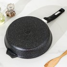 Сковорода «Гранит Star», d=26 см, стеклянная крышка, антипригарное покрытие, тёмно-синий - Фото 3