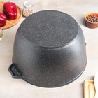 Кастрюля «Гранит Star», 10 л, d=32 см, h=18 см, антипригарное покрытие, цвет тёмно-синий - Фото 3