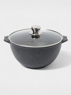 Казан Мечта «Гранит Star», 5 л, литые ручки, антипригарное покрытие, стеклянная крышка, литой алюминий, тёмно-синий - Фото 7