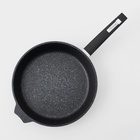 Сковорода Мечта «Гранит Star», d=28 см, пластиковая ручка, антипригарное покрытие, алюминий, тёмно-синий - Фото 2