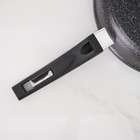 Сковорода «Гранит Star», d=26 см, пластиковая ручка, антипригарное покрытие, цвет чёрный - фото 4304997