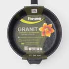 Сковорода Мечта «Гранит Star», d=26 см, пластиковая ручка, антипригарное покрытие, литой алюминий, тёмно-синяя - Фото 6