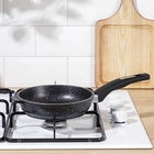 Сковорода Мечта «Гранит Star», d=18 см, пластиковая ручка, антипригарное покрытие, литой алюминий, тёмно-синяя - Фото 7