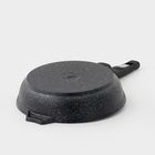 Сковорода Мечта «Гранит Star», d=20 см, пластиковая ручка, антипригарное покрытие, литой алюминий, тёмно-синяя - Фото 3